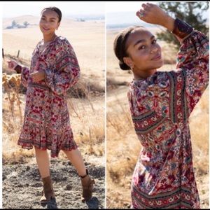 Three Bird Nest 3BN Keita Peasant Dress